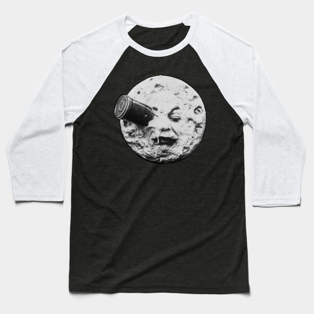 A Trip to the Moon Baseball T-Shirt by MindsparkCreative